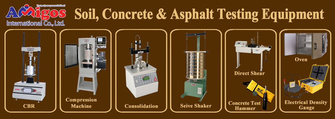 soil concrete asphalt testing equipment
